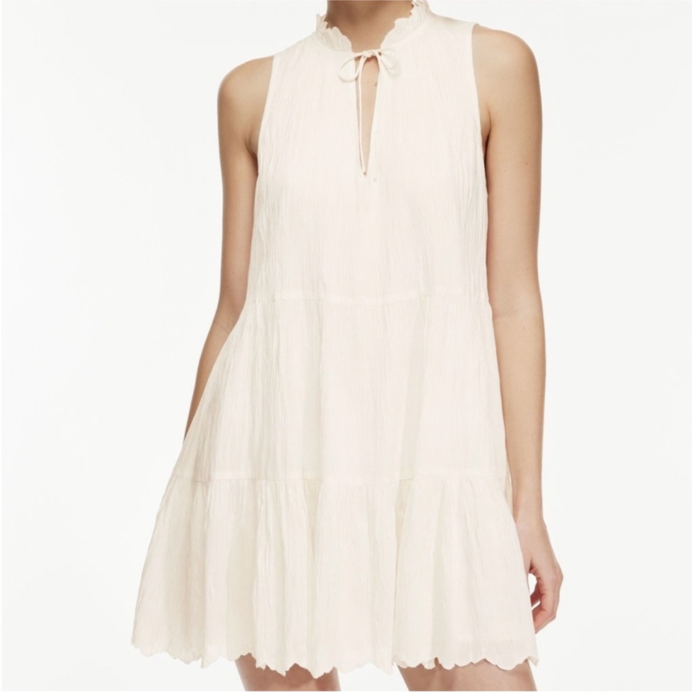 Aritzia Cream Mini Dress